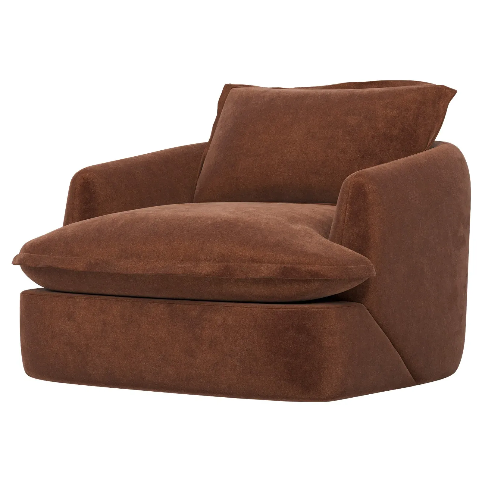 Valery Chair - Chocolate Mousse, Performance Velvet