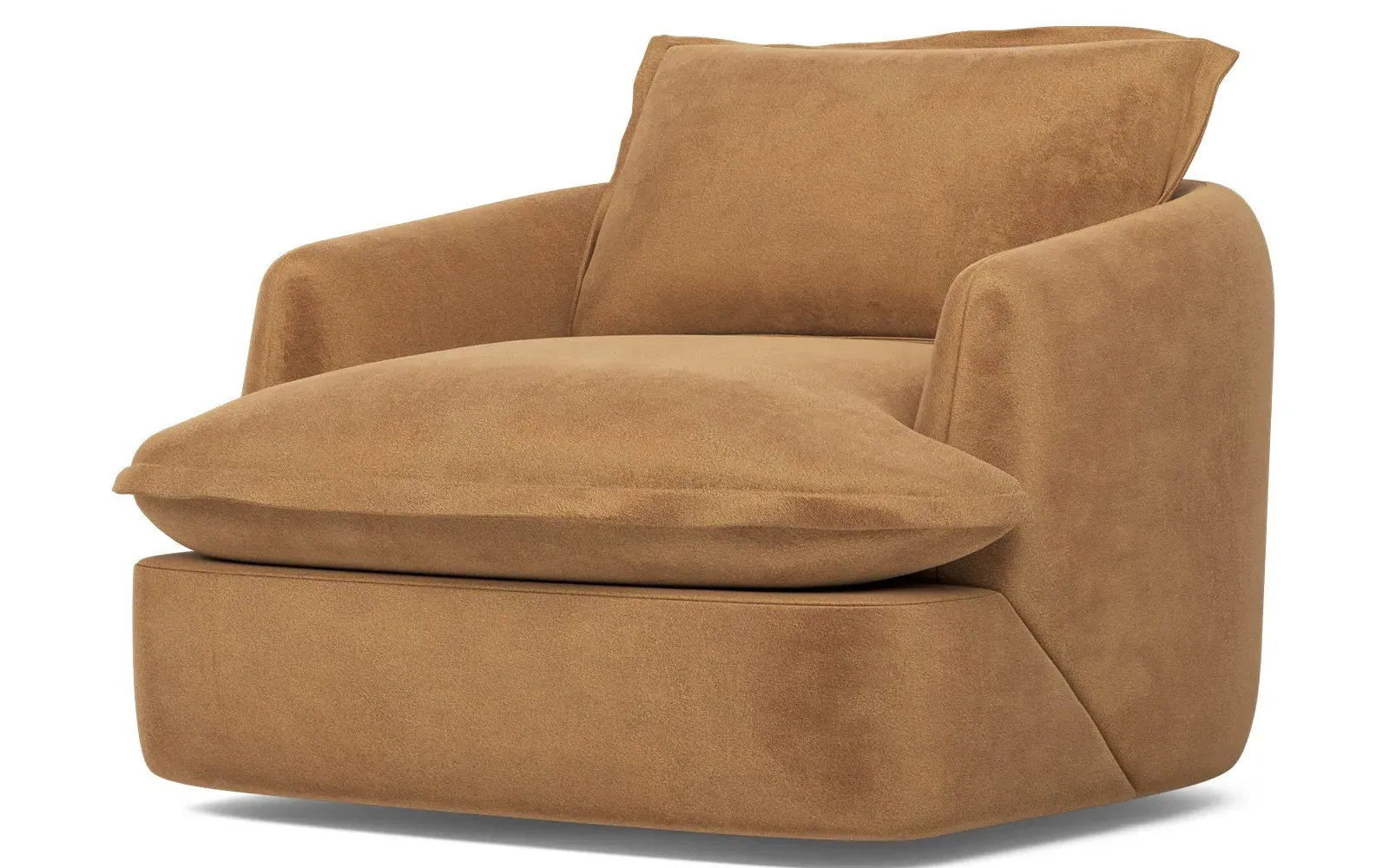 Valery Chair - Gingerbread, Performance Velvet