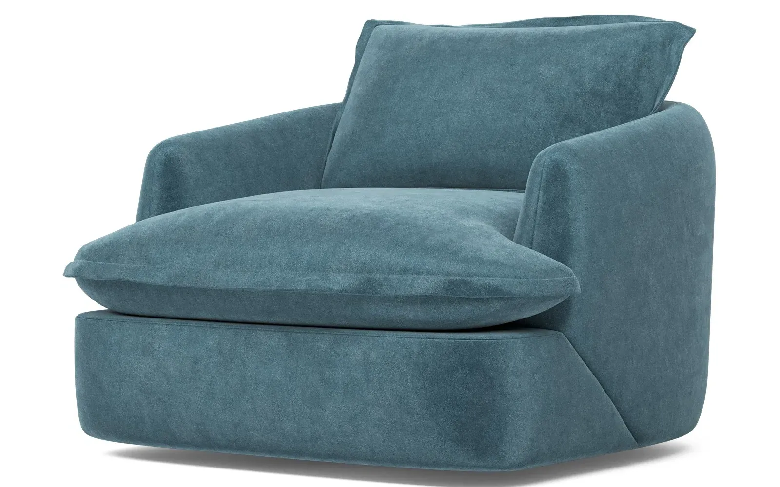 Valery Chair - Lakeside, Performance Velvet