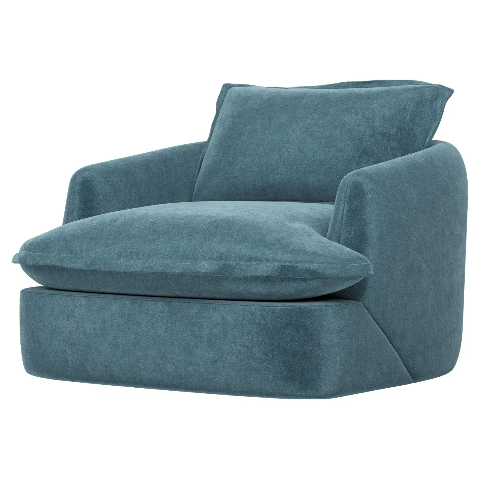 Valery Chair - Lakeside, Performance Velvet
