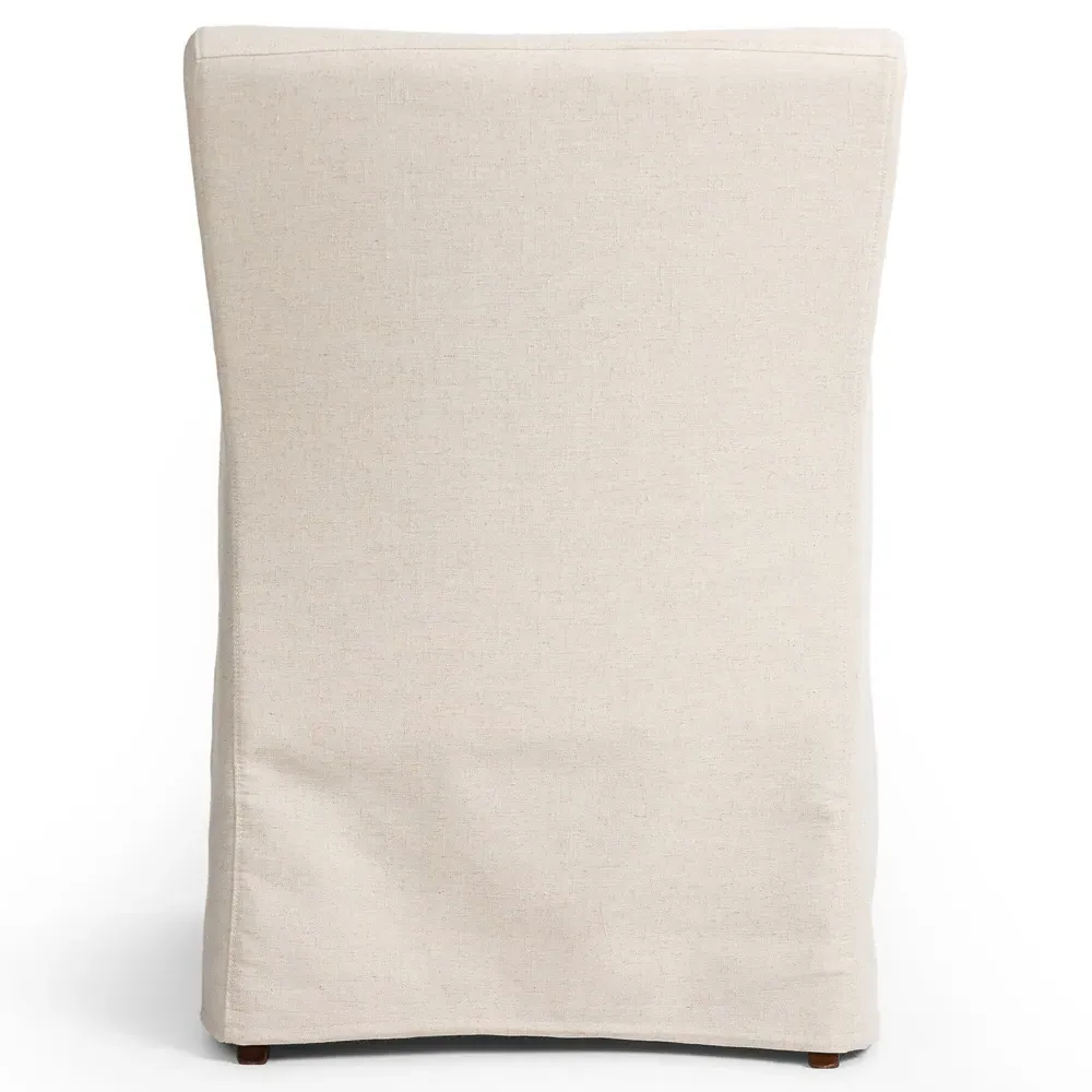 Vannie Dining Arm Chair - Cream, Alder