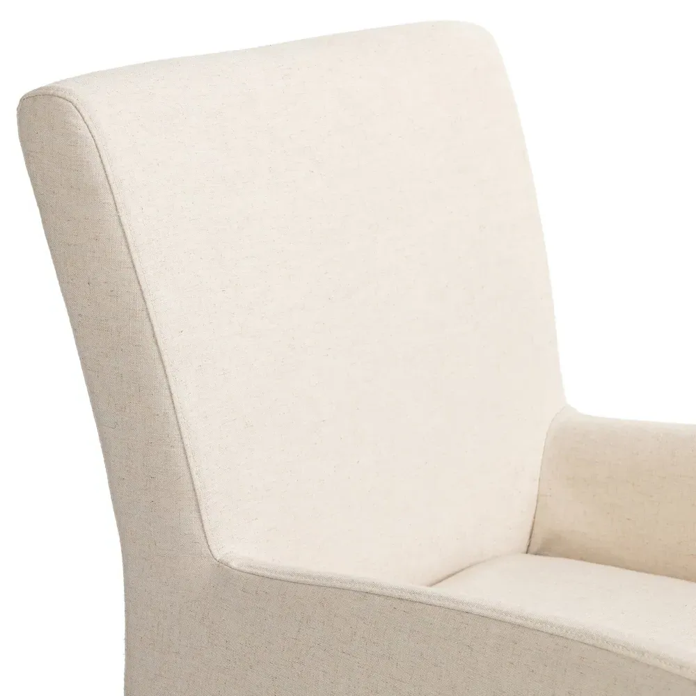 Vannie Dining Arm Chair - Cream, Alder