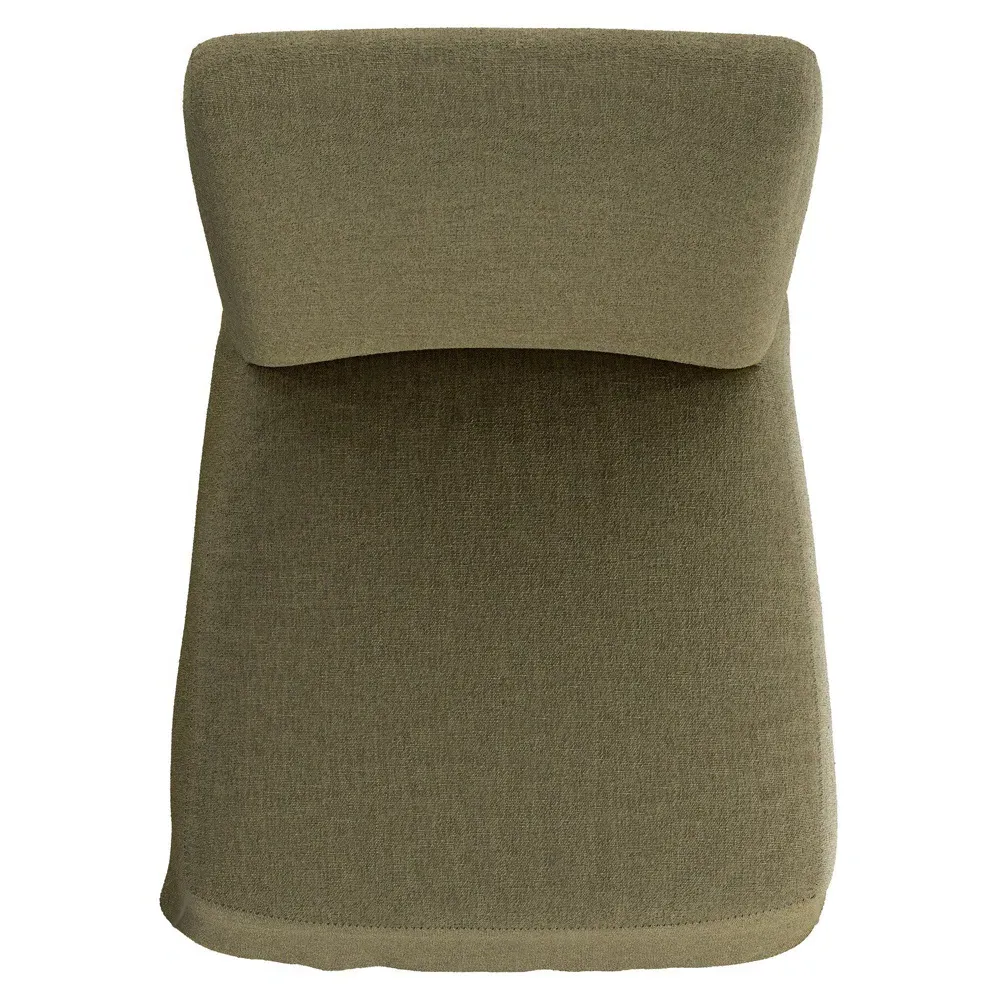 Vannie Slipcover Dining Chair - Green, Linen