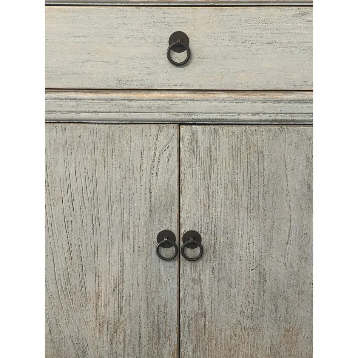 Vanya Sideboard with Storage - Blue, Pine Wood