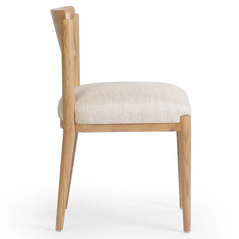 Vaughn Dining Chair - Cream, Wood