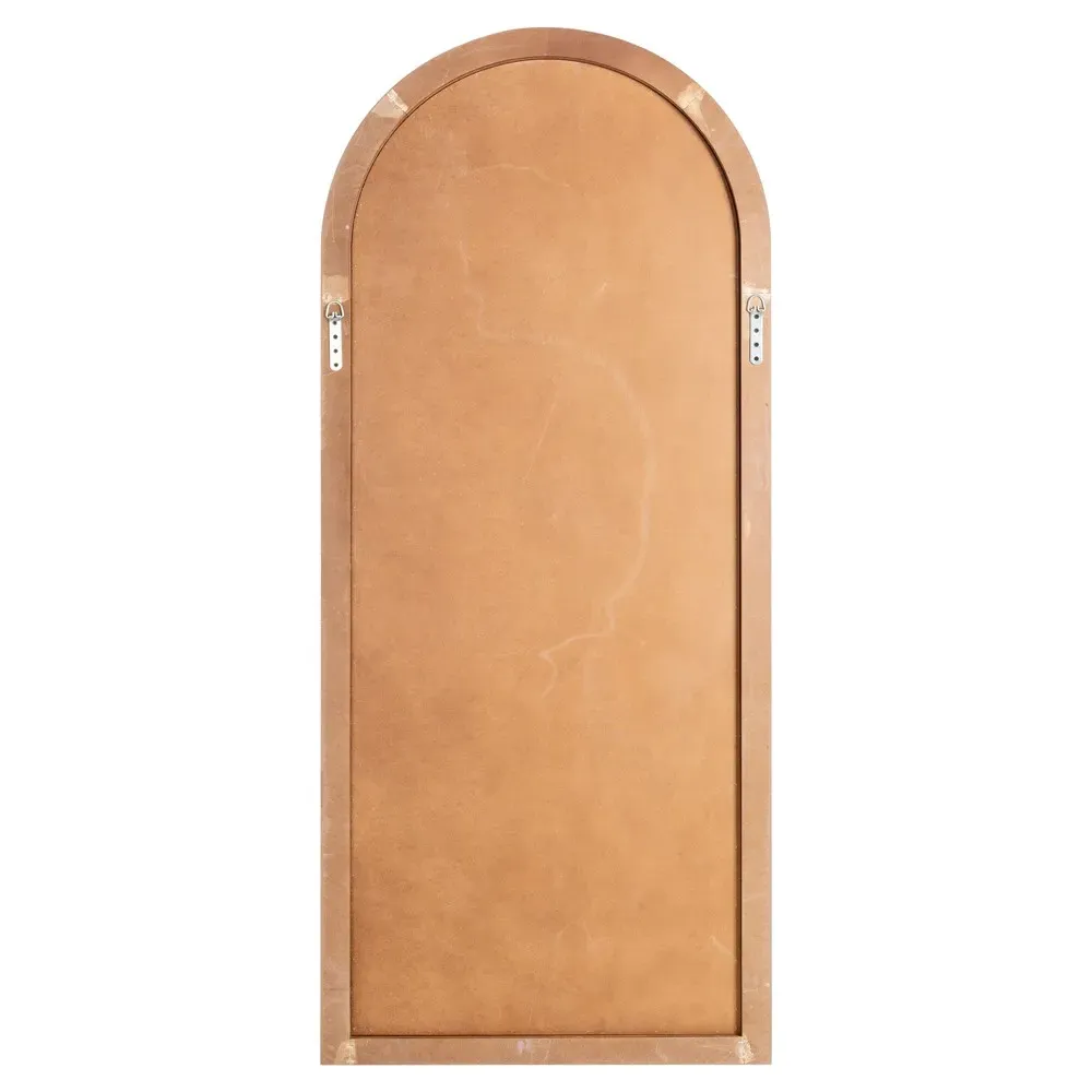 Vega Full Length Floor Mirror - Natural Brown, Jute
