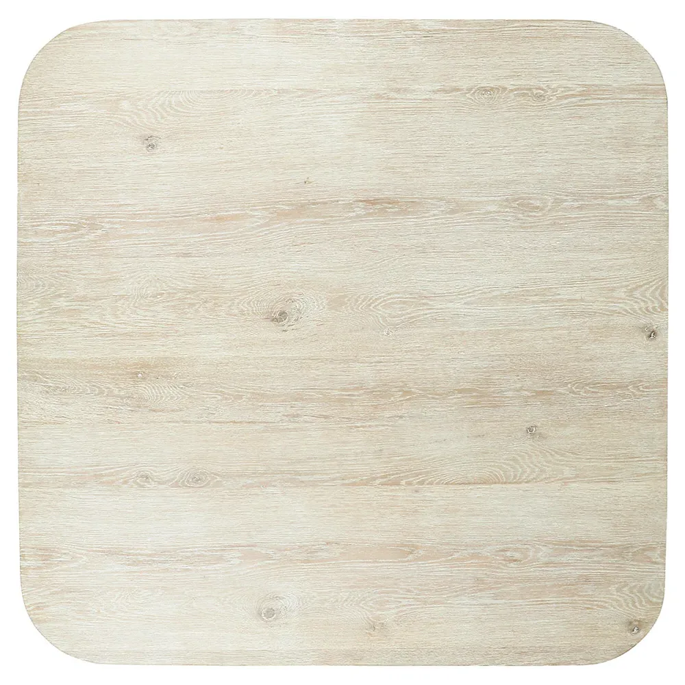 Velle Square Dining Table - White Wash, Oak