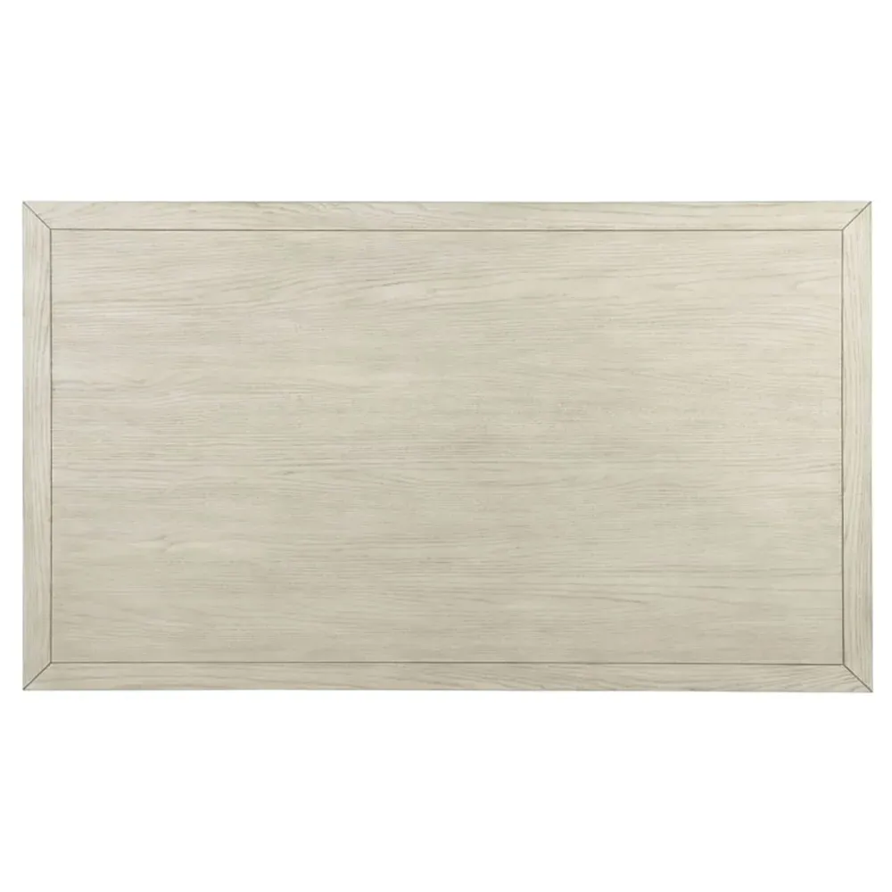 Venus 2 Tier Rectangular Coffee Table - Luna White, Ash