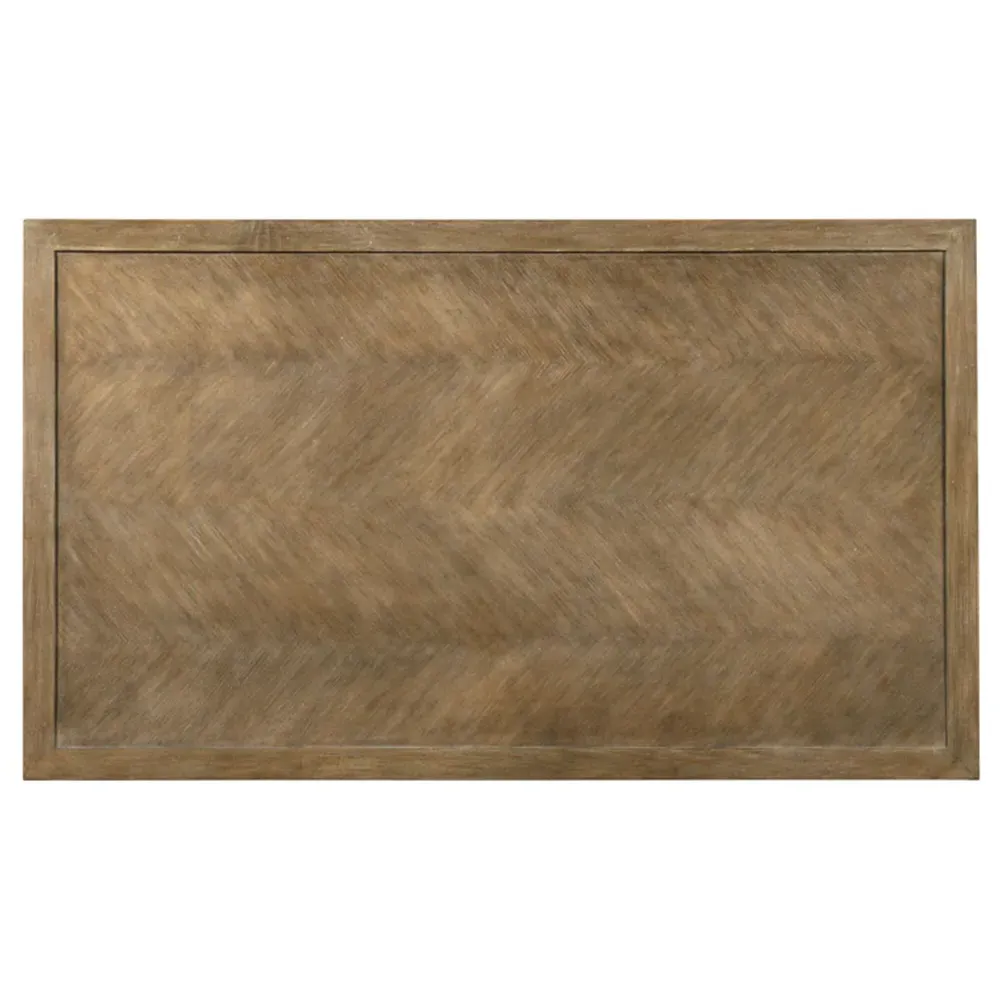 Venus 2 Tier Rectangular Coffee Table - Vintage Brown, Oak