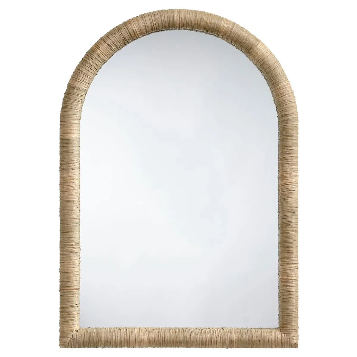 Vera Arched Wall Mirror - Natural, Seagrass