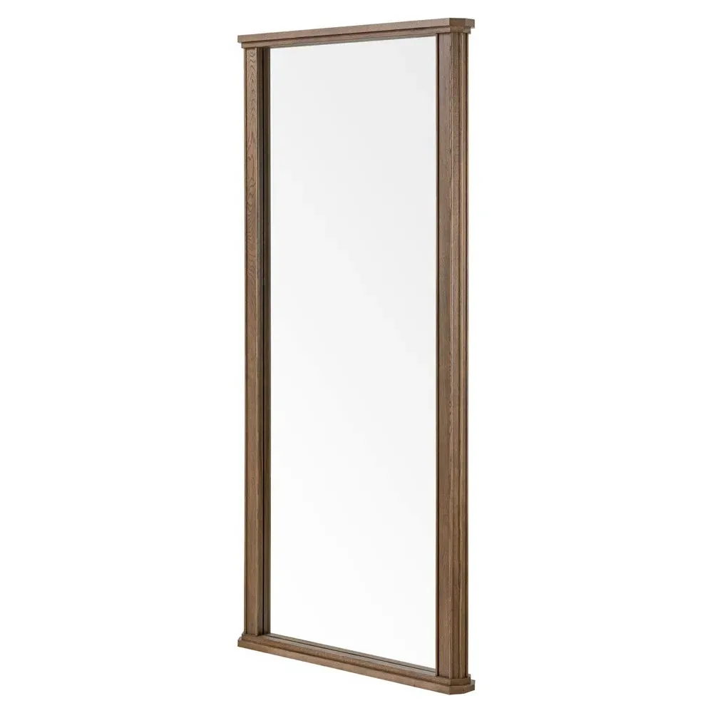 Verina Floor Mirror - Brown, Oak