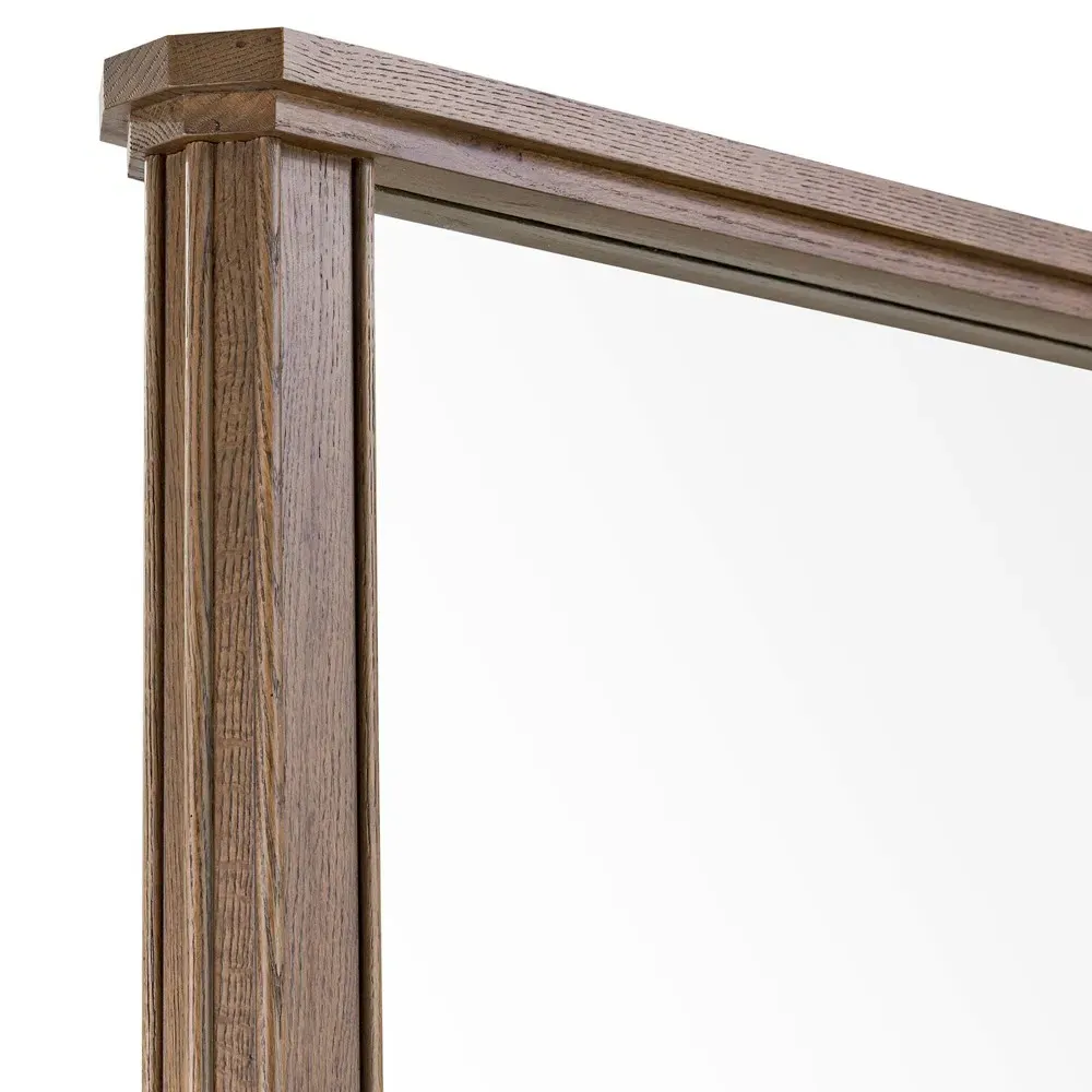 Verina Floor Mirror - Brown, Oak