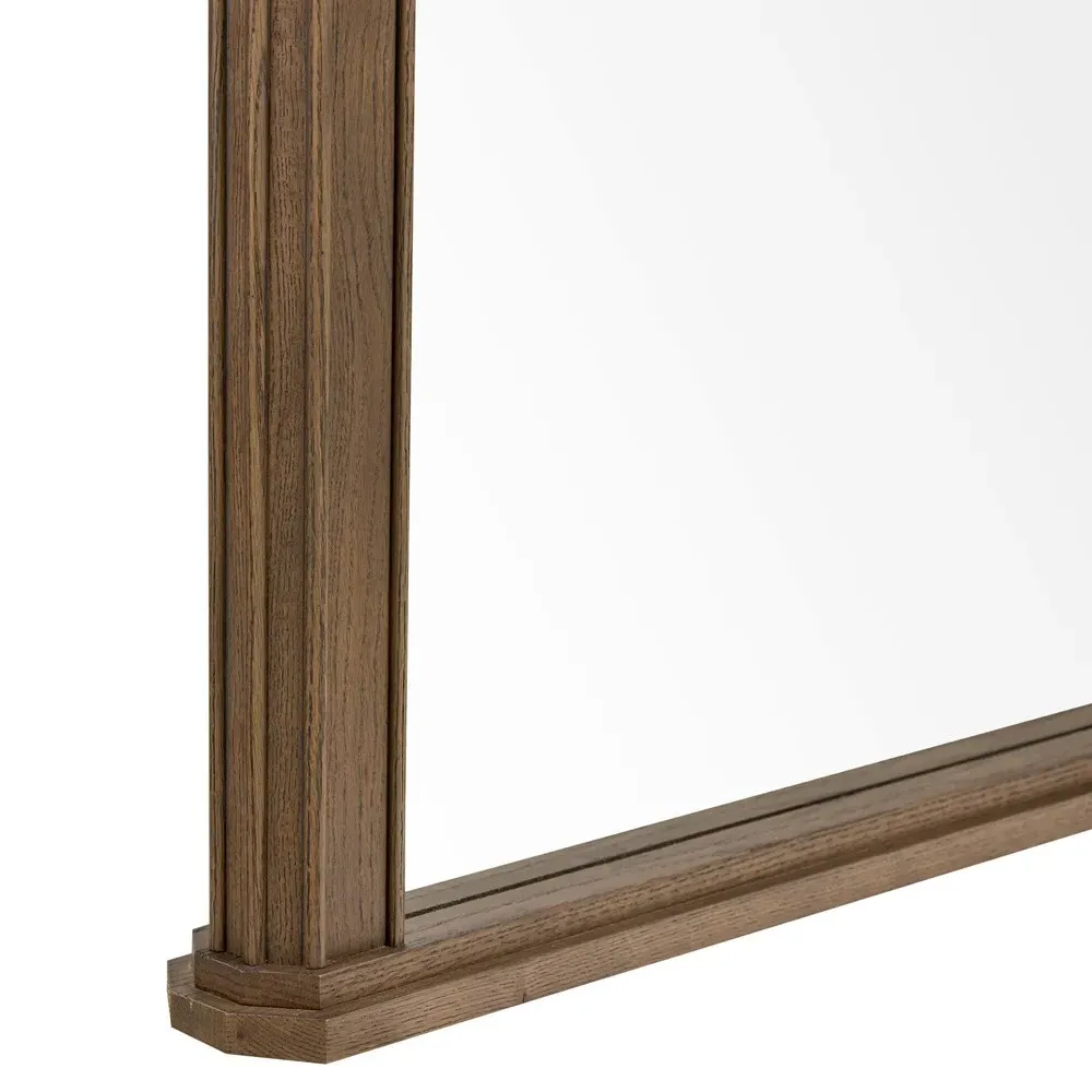 Verina Floor Mirror - Brown, Oak