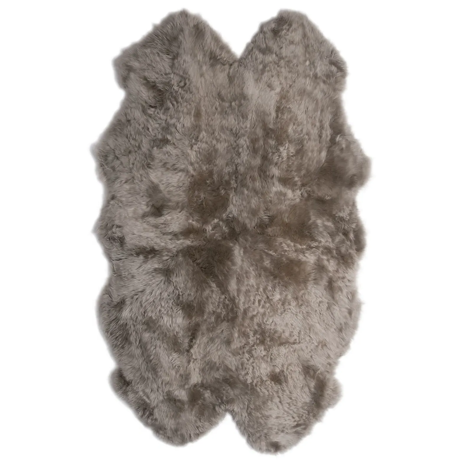 Veruca 4 Pelt Sheepskin Rug - Pebble
