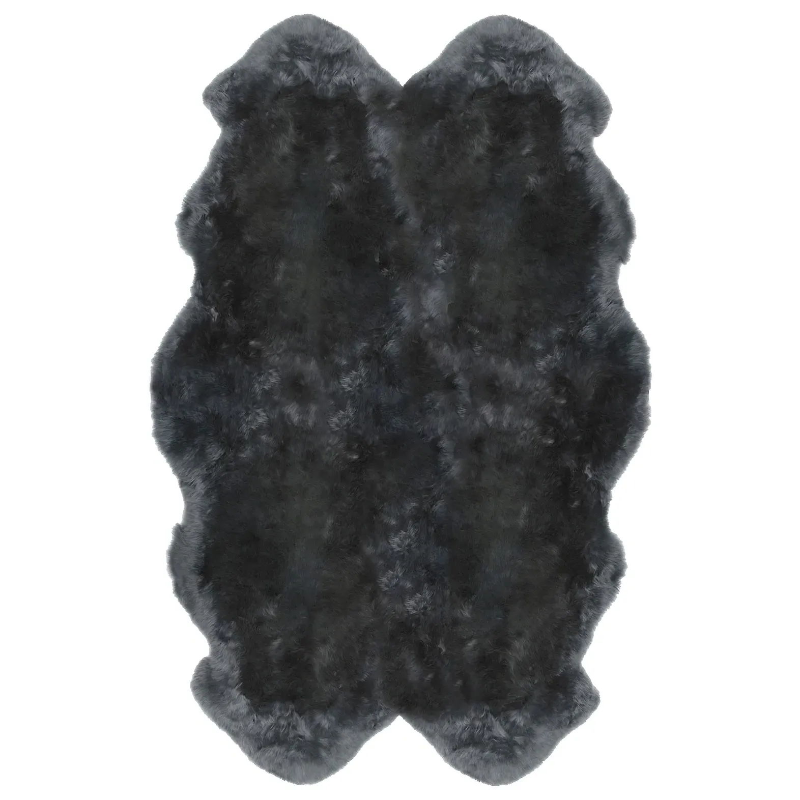 Veruca 4 Pelt Sheepskin Rug - Steel Grey
