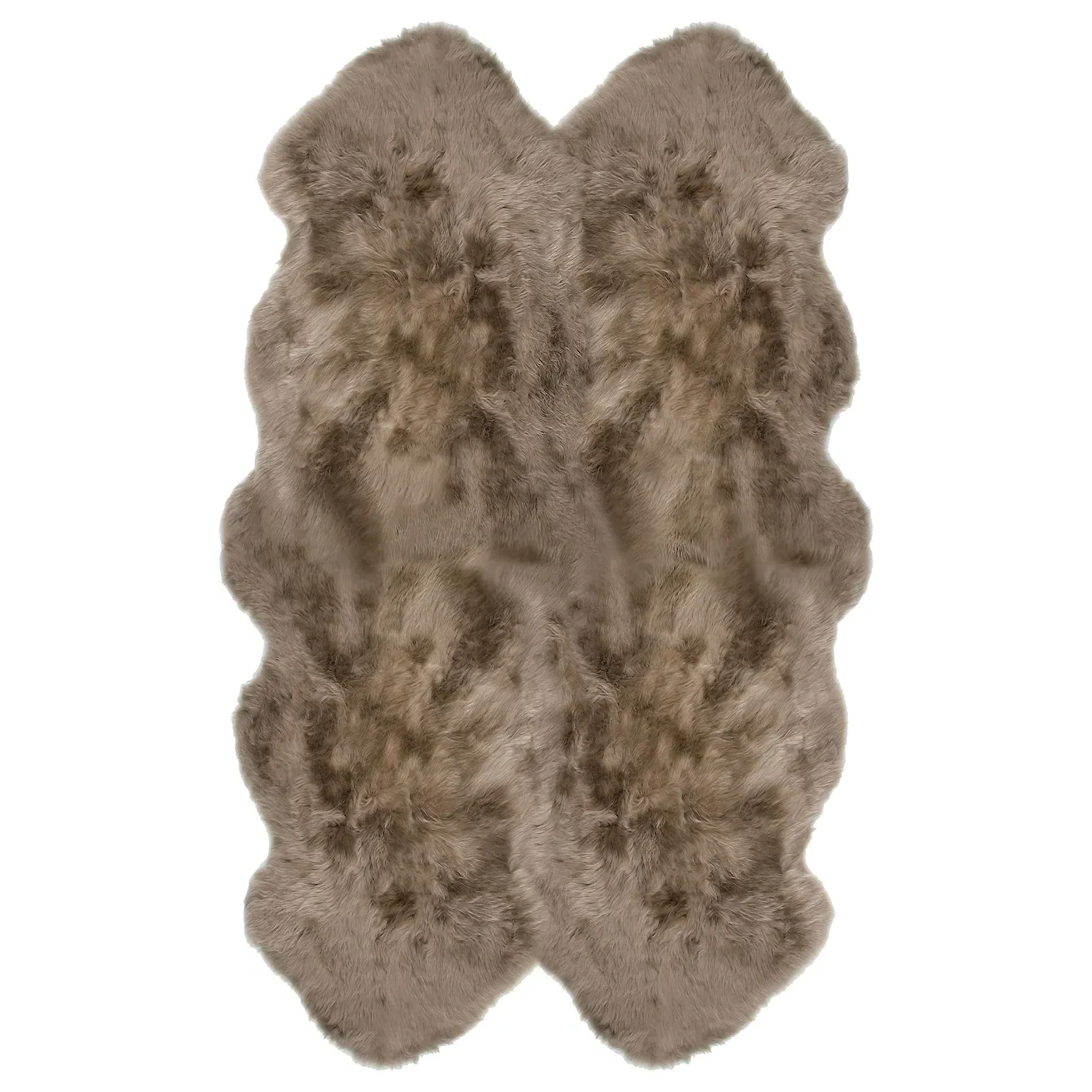 Veruca 4 Pelt Sheepskin Rug - Taupe