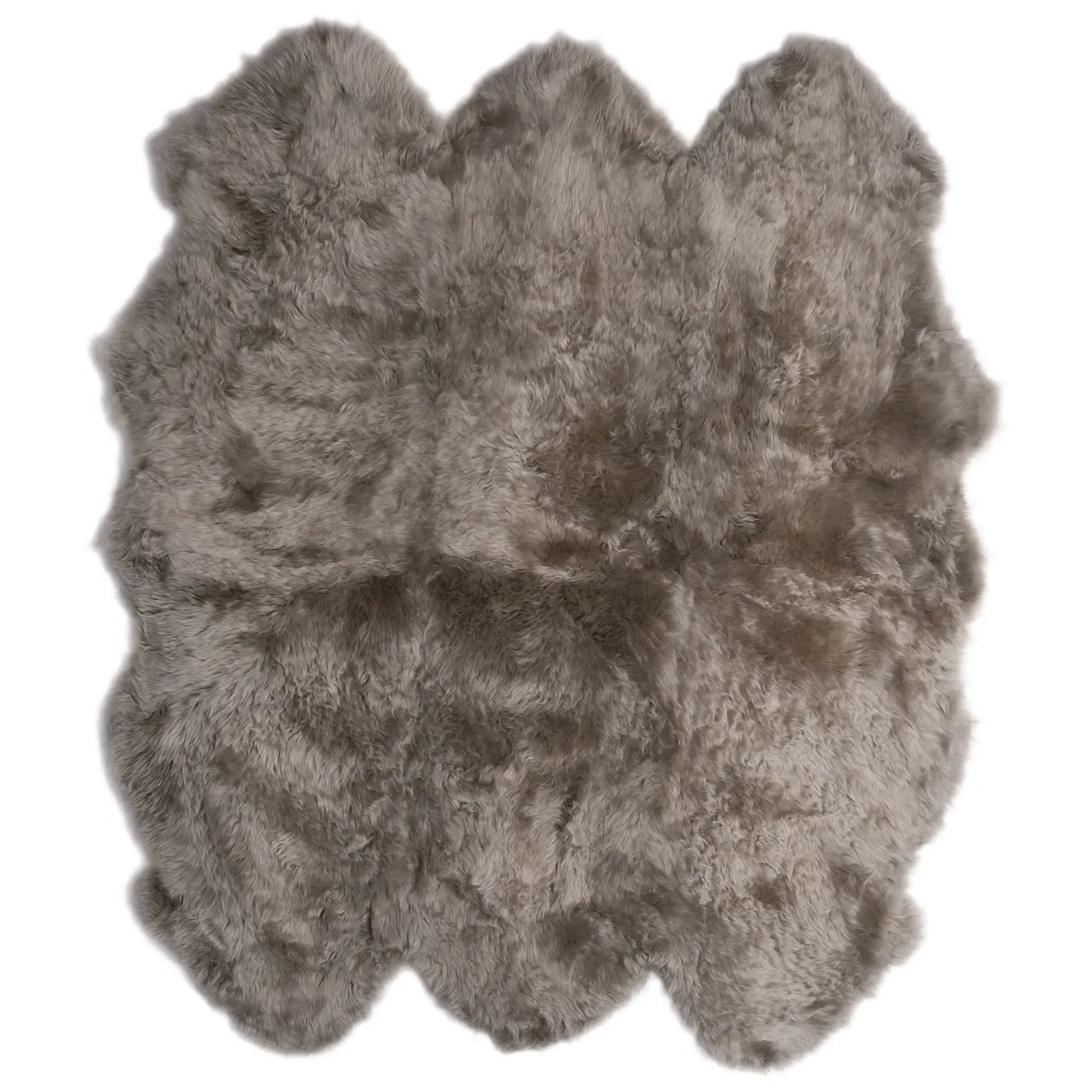 Veruca 6 Pelt Sheepskin Rug - Pebble