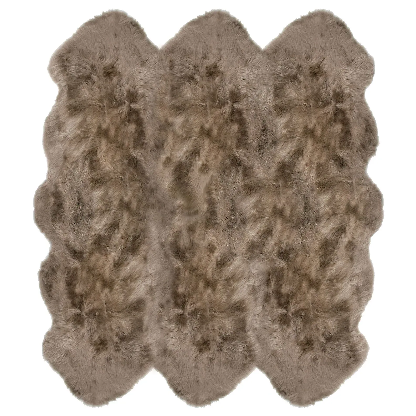 Veruca 6 Pelt Sheepskin Rug - Taupe