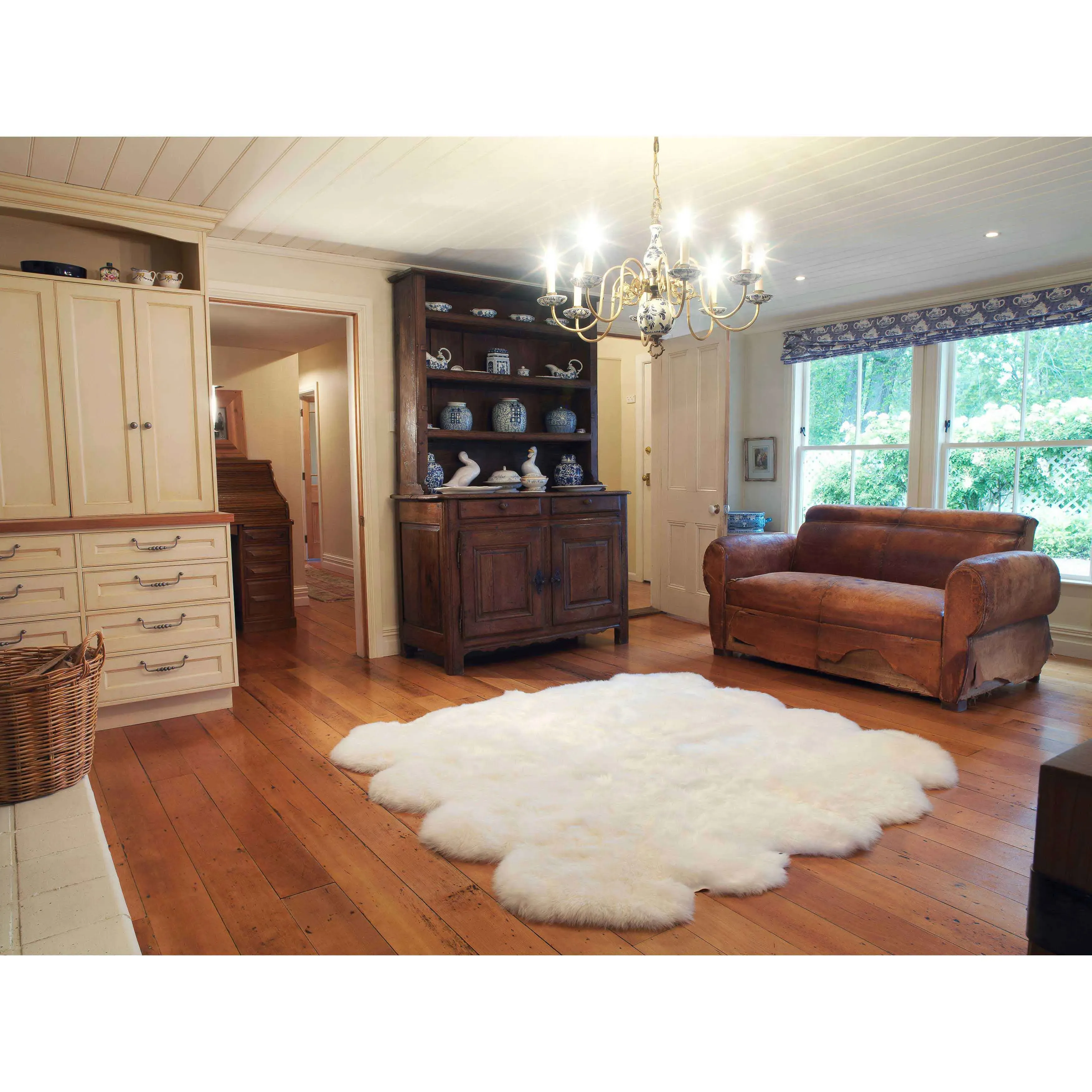 Veruca 8 Pelt Sheepskin Rug - Ivory