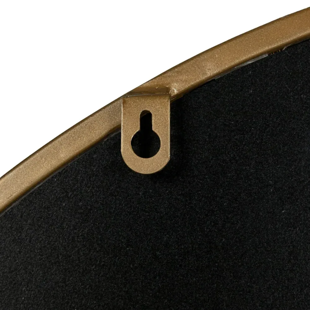 Vesper Arched Wall Mirror - Gold, Iron