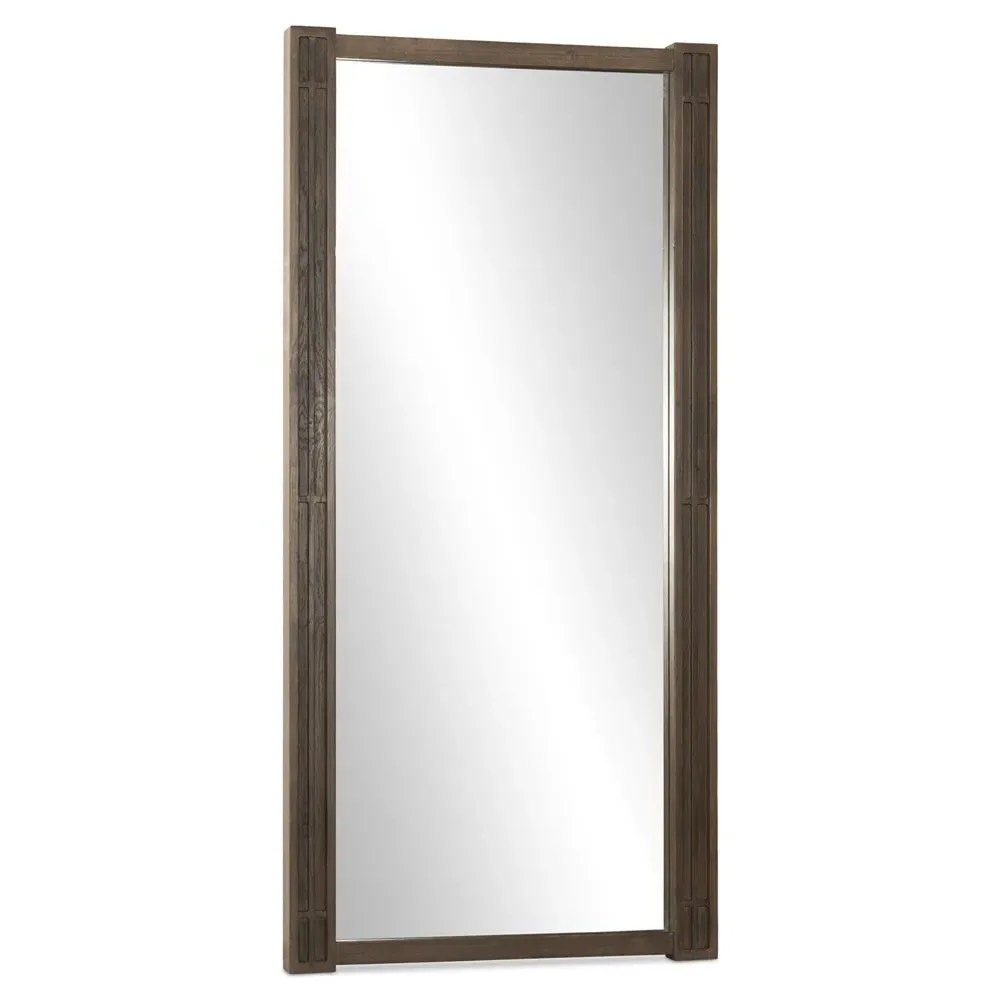 Vexel Full Length Floor Mirror - Brown, Oak Wood