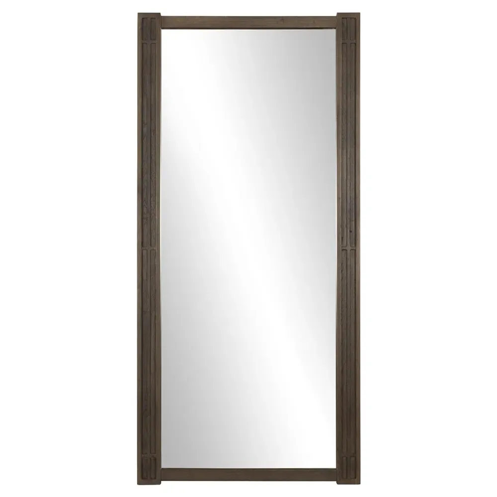 Vexel Full Length Floor Mirror - Brown, Oak Wood