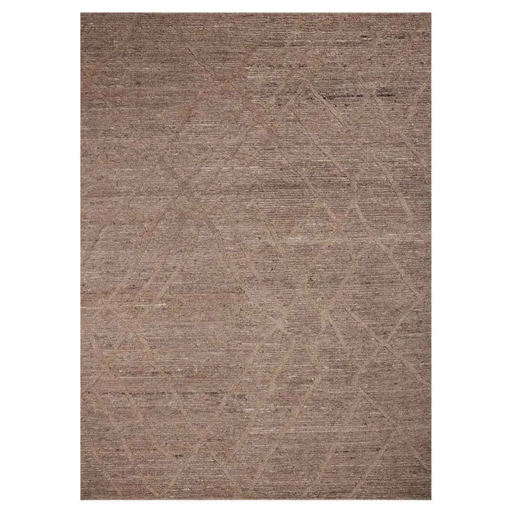 Veylin Sample Textured Solid Rug - Mocha, Wool