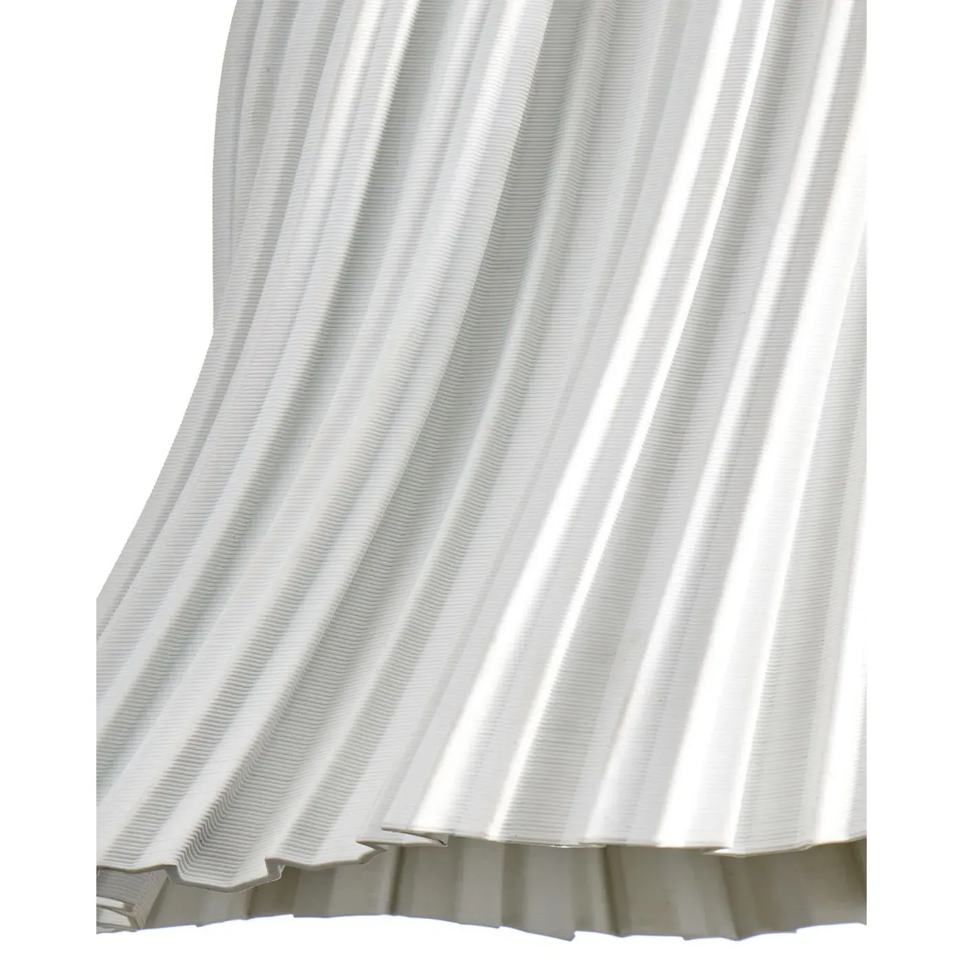 Vian Coastal Beach Single Pendant - White, Porcelain