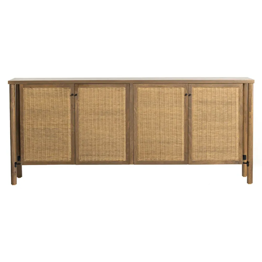 Vicky 4 Door Sideboard - Brown, Mango Wood image