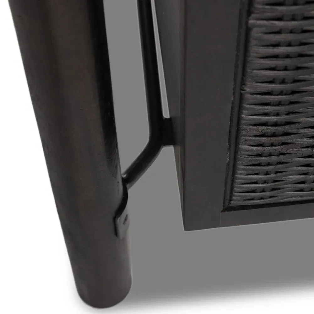 Vicky Sideboard - Black Wash, Mango Wood