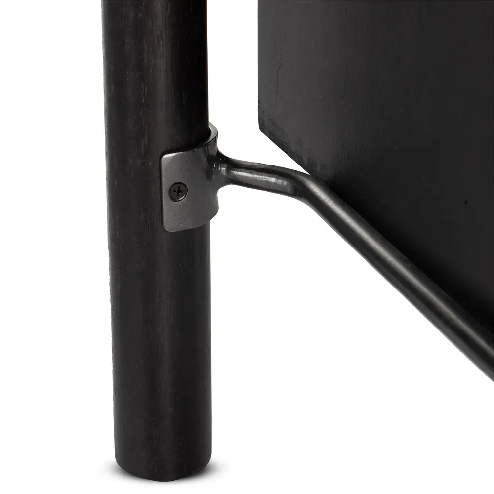 Vicky Sideboard - Black Wash, Mango Wood