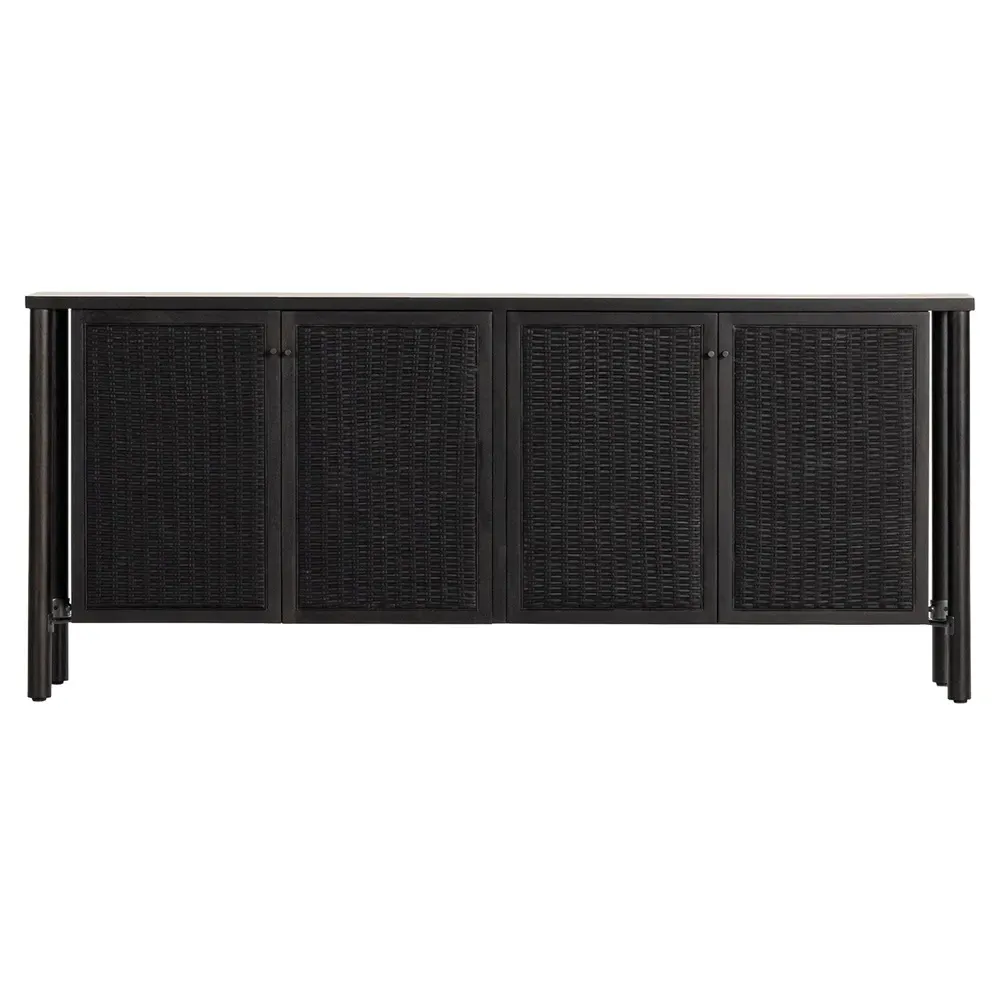 Vicky Sideboard - Black Wash, Mango Wood