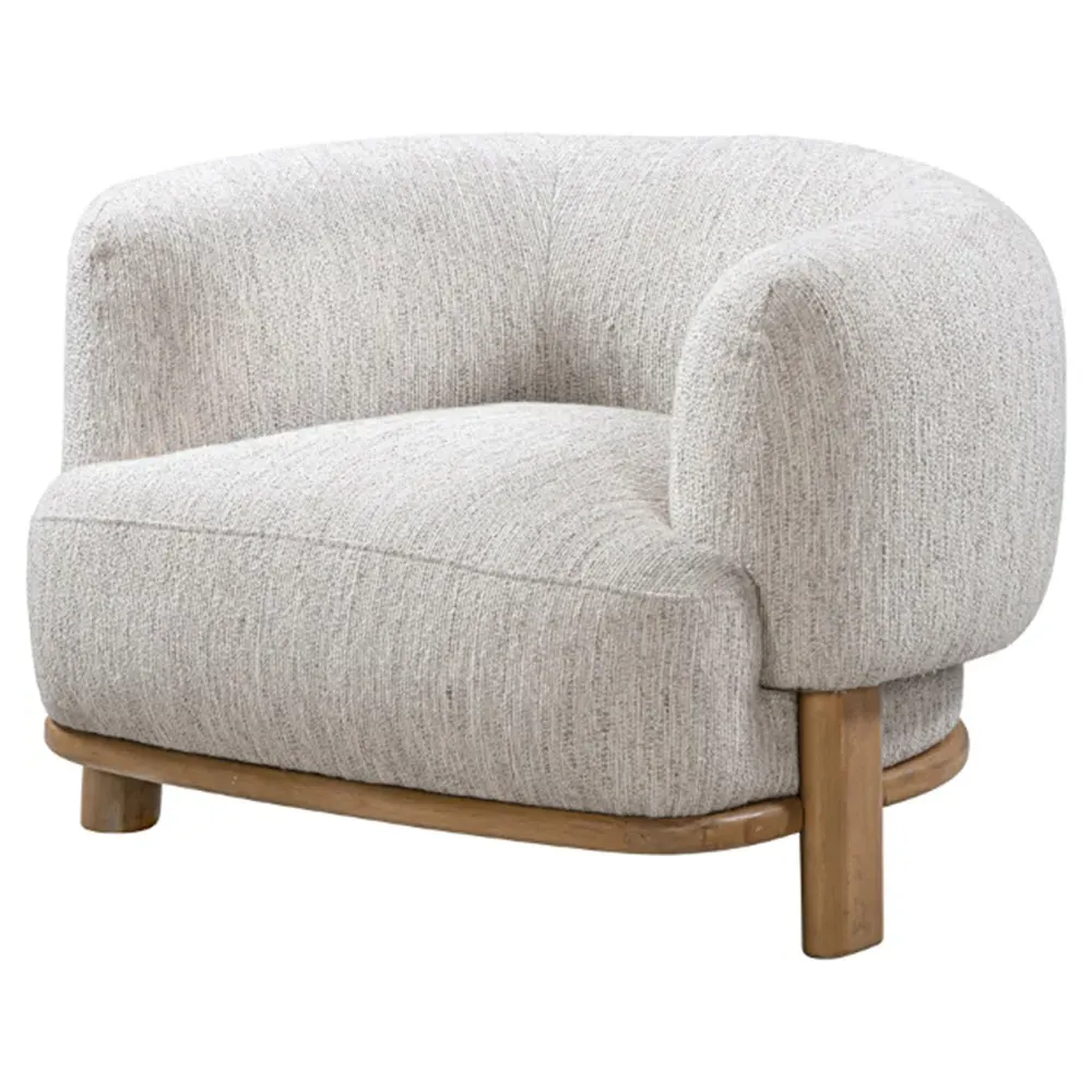 Victoria Occasional Chair - Grey, Oak