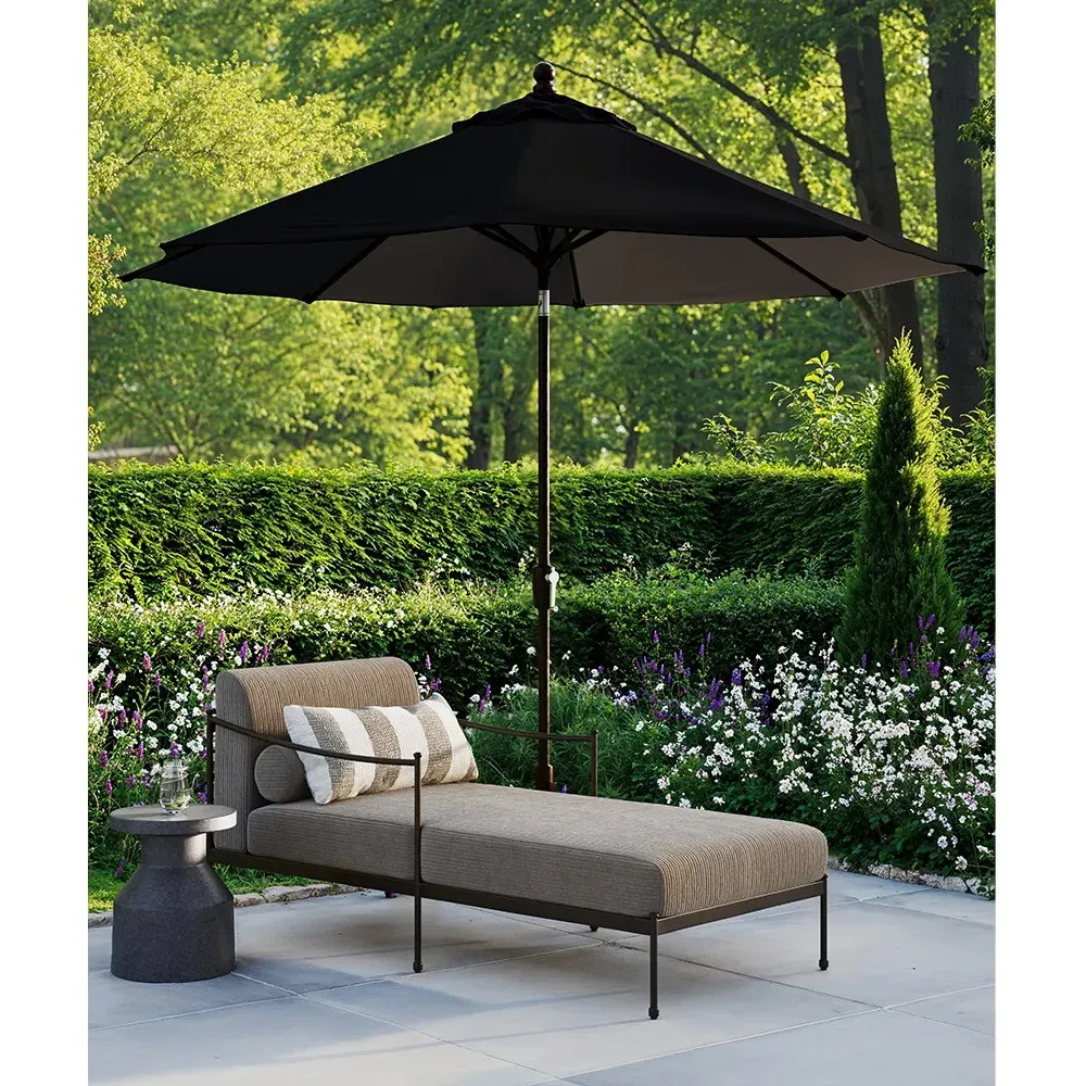 Vida Striped Indoor Outdoor Lumbar Pillow - Beige, Polyester