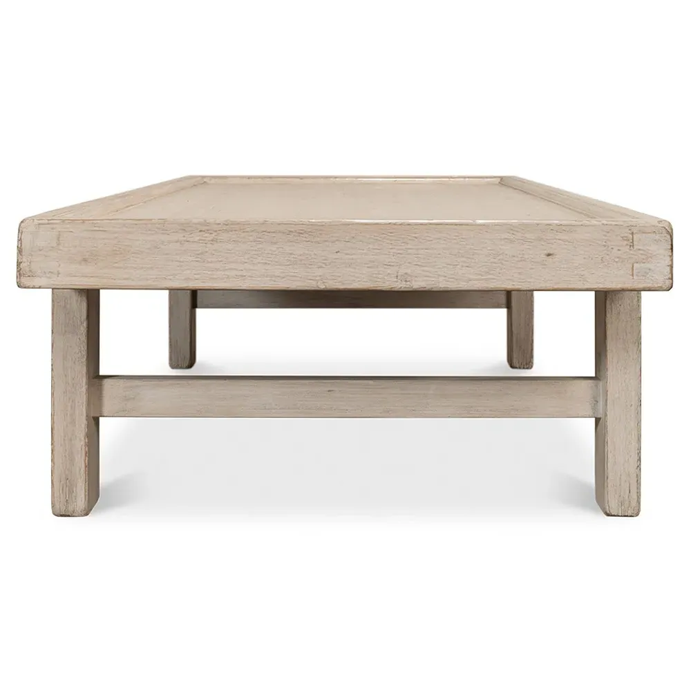 Viel Rectangular Coffee Table - Grey, Pine Wood
