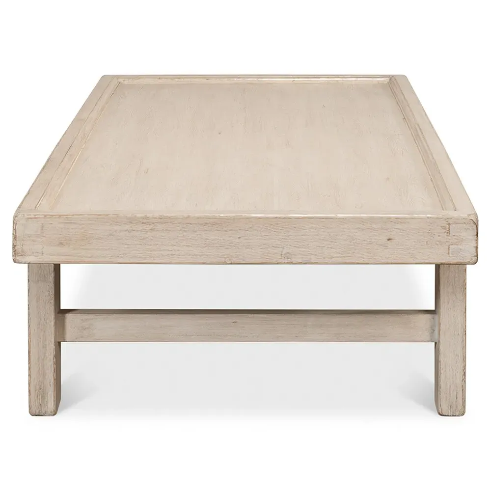 Viel Rectangular Coffee Table - Grey, Pine Wood