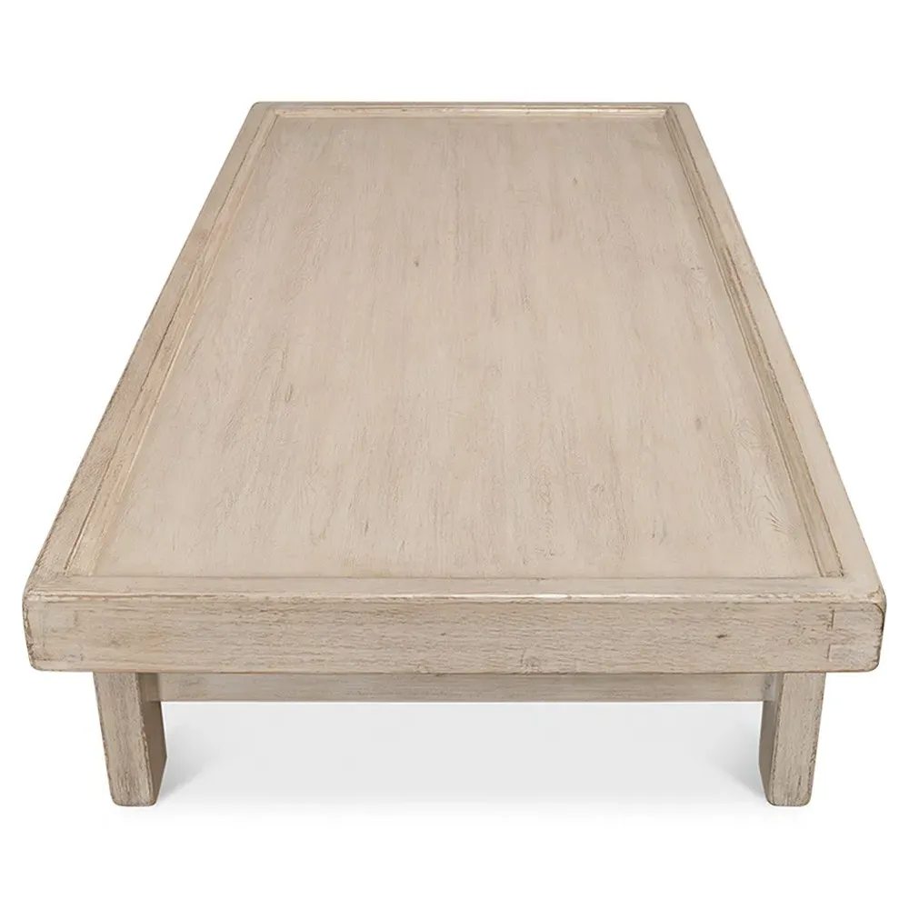 Viel Rectangular Coffee Table - Grey, Pine Wood