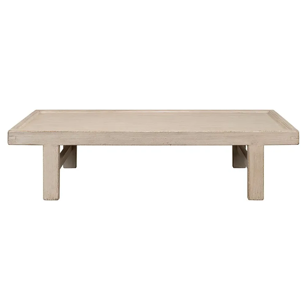 Viel Rectangular Coffee Table - Grey, Pine Wood image