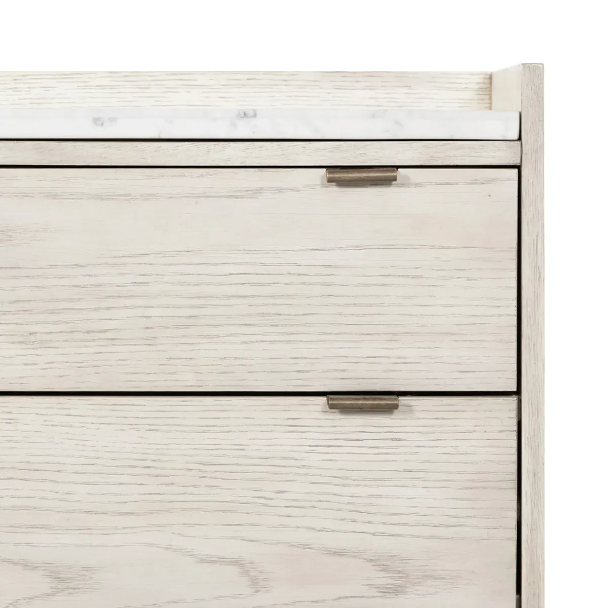 Vienna 5 Drawer Tall Chest Dresser - Beige, Oak