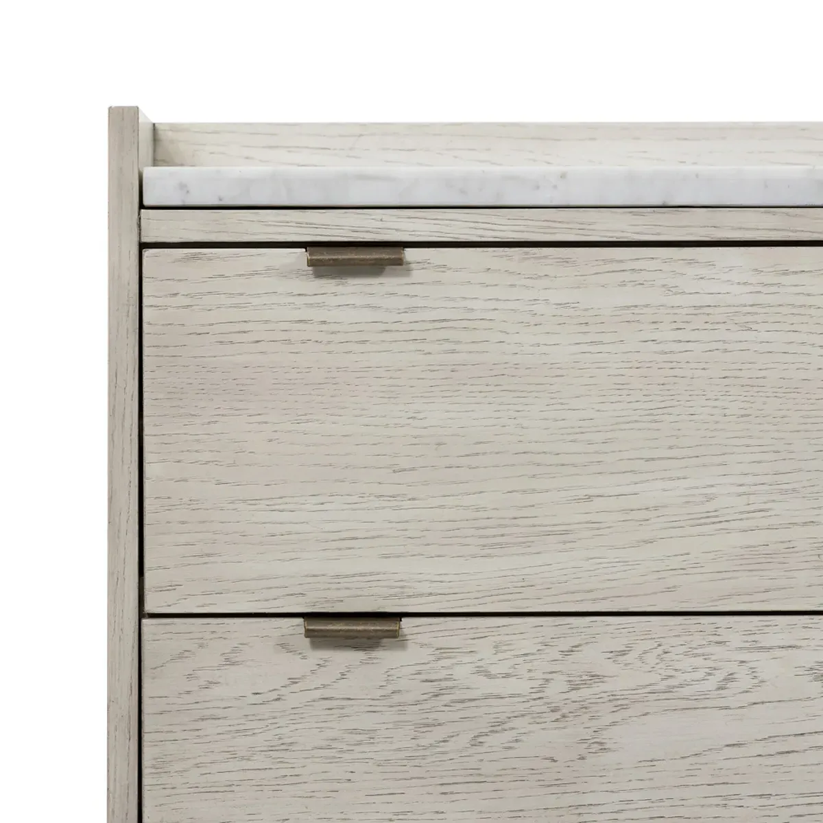 Vienna 6 Drawer Double Dresser - Beige, Oak
