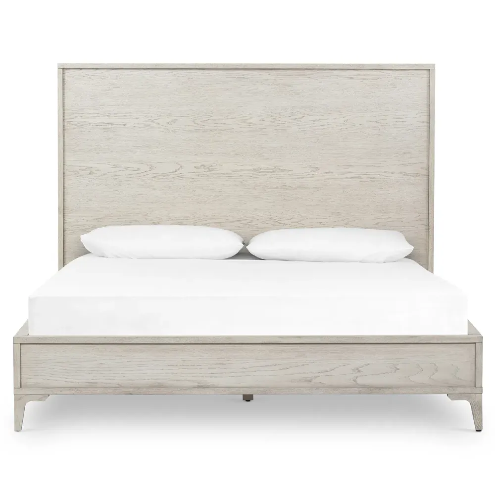 Vienna King Size Bed Frame - Brown, Oak