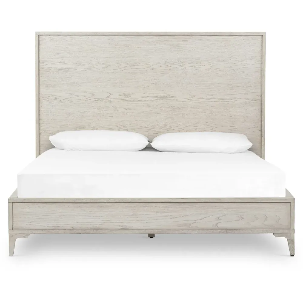 Vienna Queen Size Bed Frame - Brown, Oak image