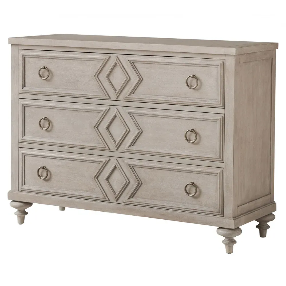 Viewpoint French 3 Drawer Dresser - Brown, Hickory Wood image