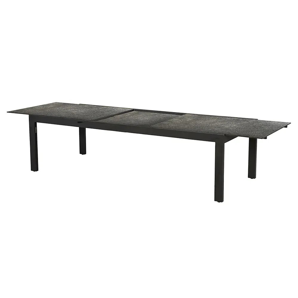 Vill Extendable Outdoor Dining Table - Grey, Stone