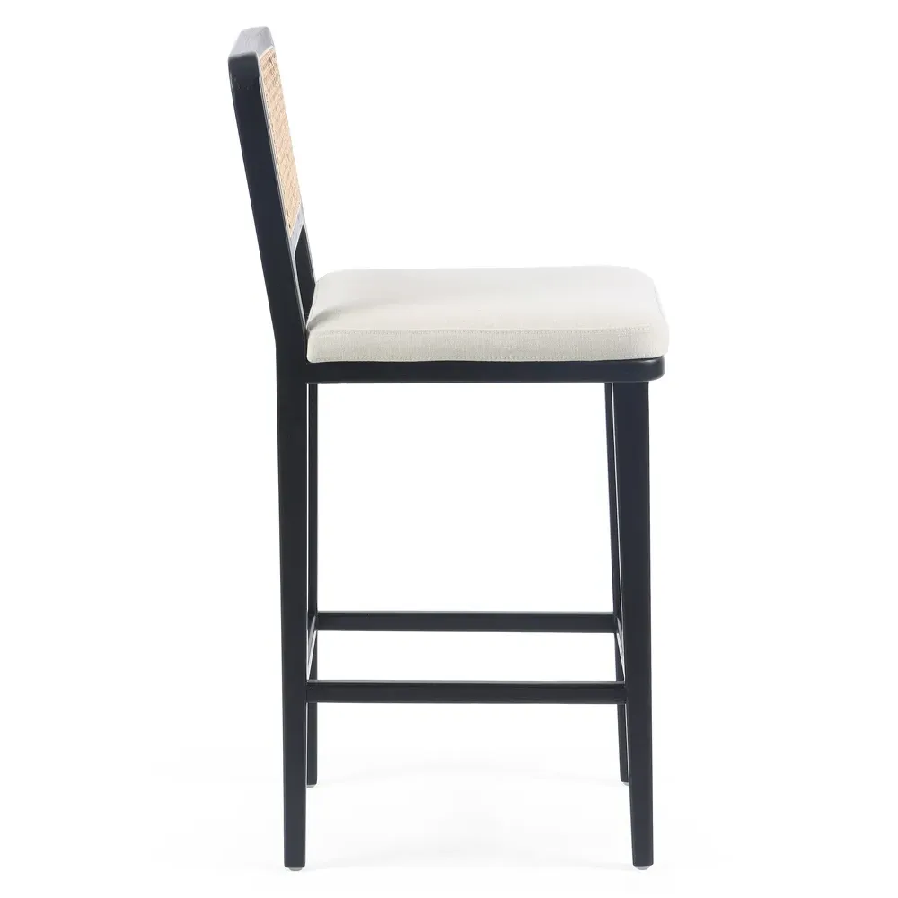 Vin Counter Stool - Black, Beech Wood