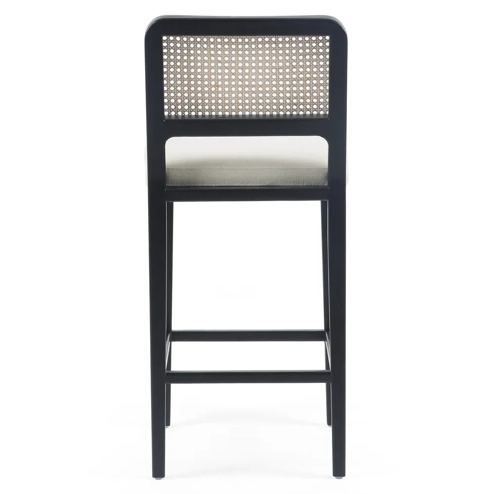 Vin Counter Stool - Black, Beech Wood