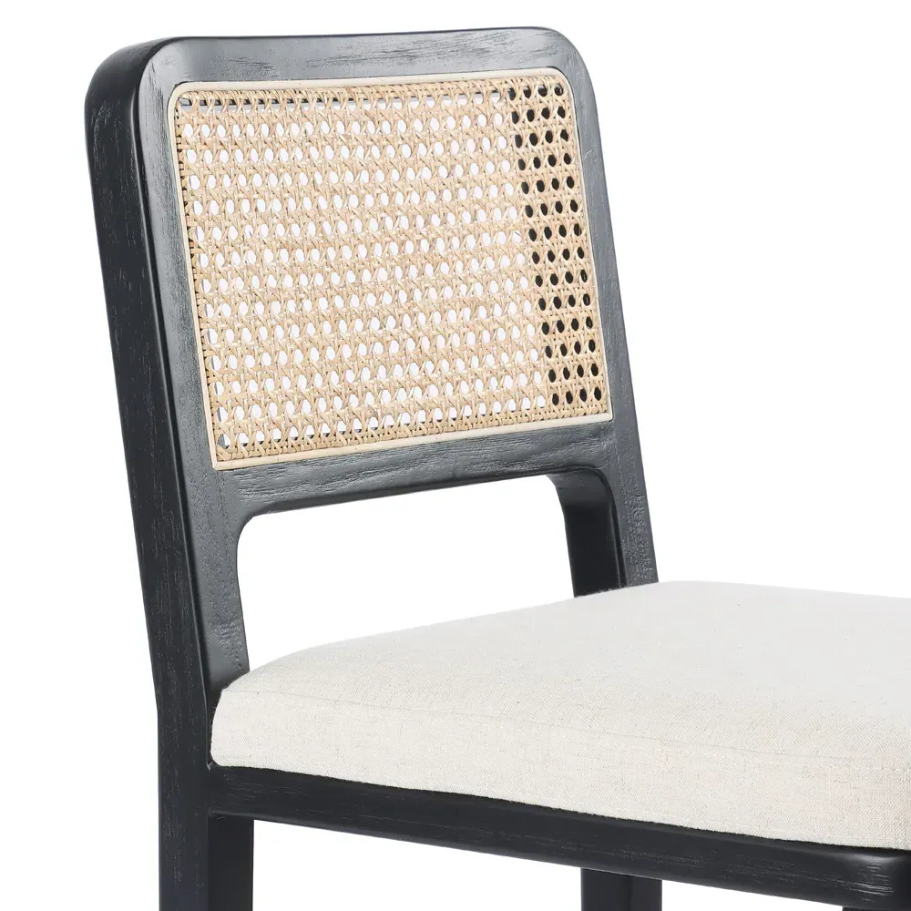 Vin Counter Stool - Black, Beech Wood