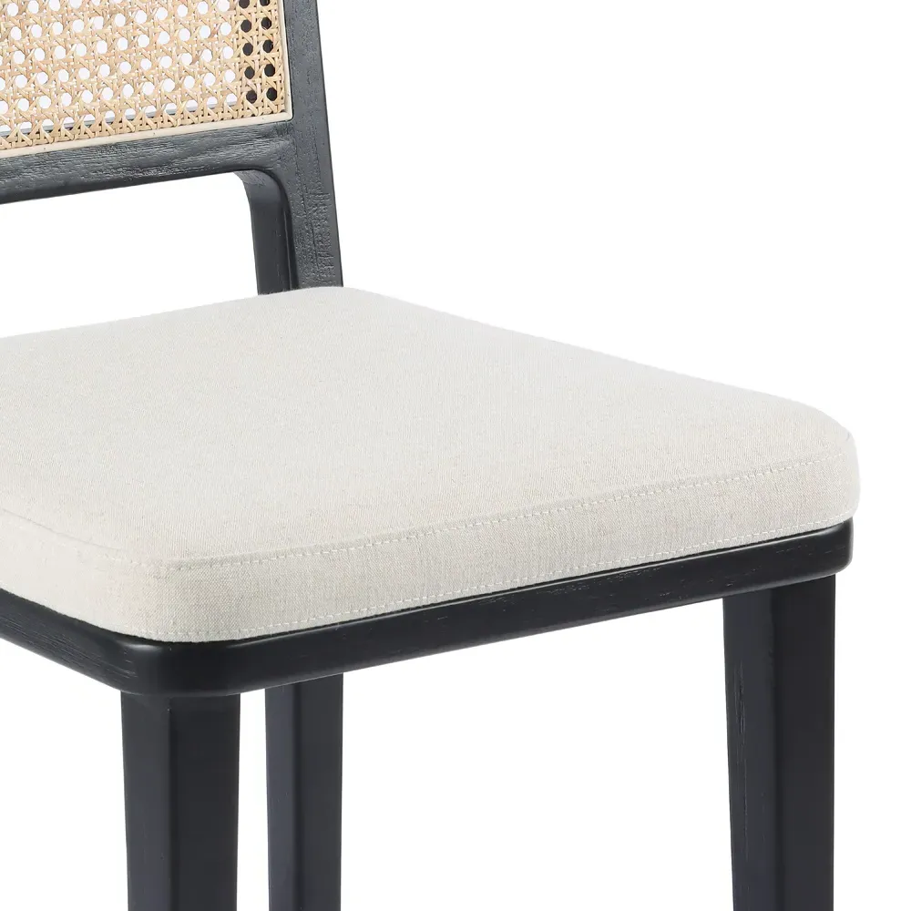 Vin Counter Stool - Black, Beech Wood