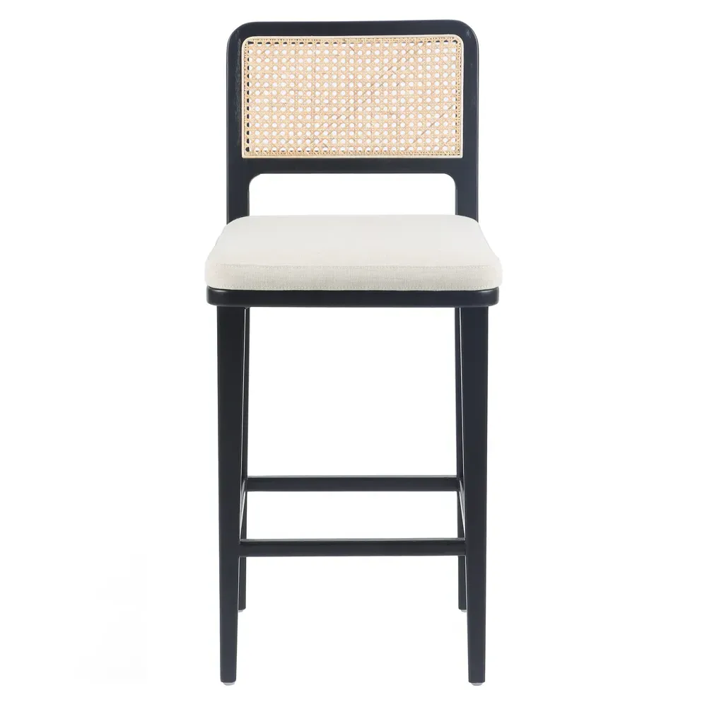 Vin Counter Stool - Black, Beech Wood