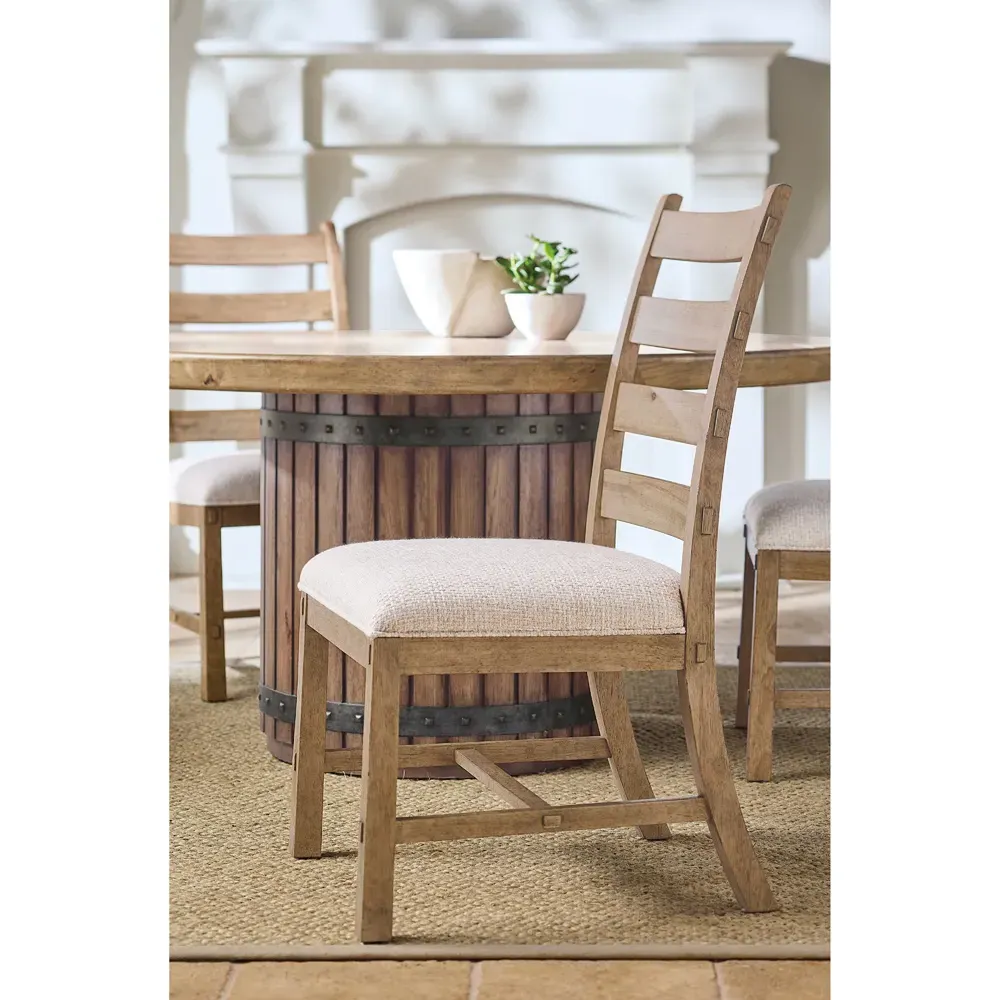 Vince Ladderback Dining Chair - Brown, Wood
